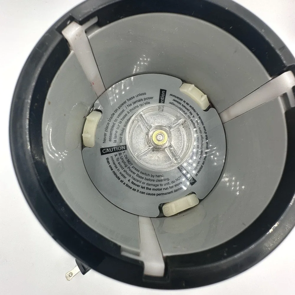 Magic Bullet MB1001 Personal Blender Motor‎ Base Replacement Silver Black Works